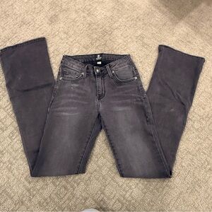 24 Just Black Charcoal Flare Jeans